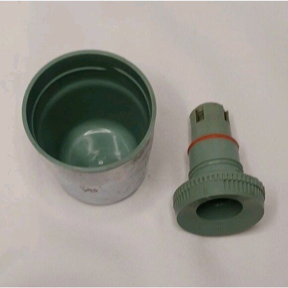 Stanley Aladdin A-944DH Quart Vacuum Bottle - Green Hammertone Finish Vintage - Picture 3 of 11